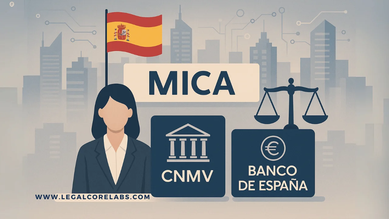 Autoridades competentes en MICA: funciones, sanciones y supervisión en España