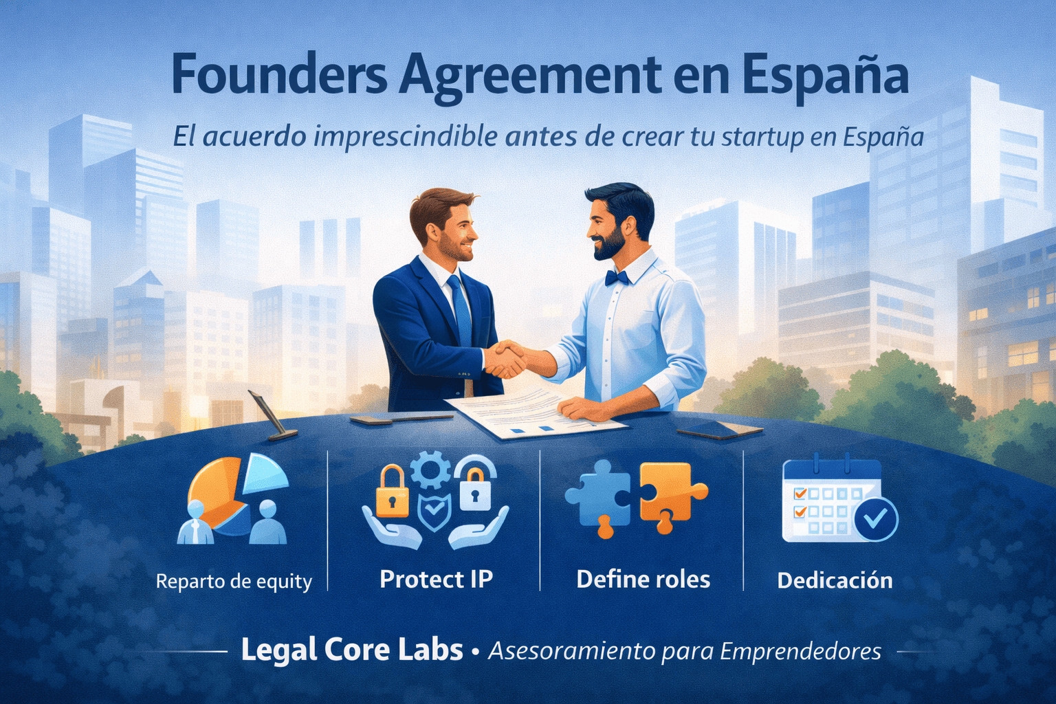 Founders Agreement en España: el acuerdo clave entre fundadores antes de crear tu startup