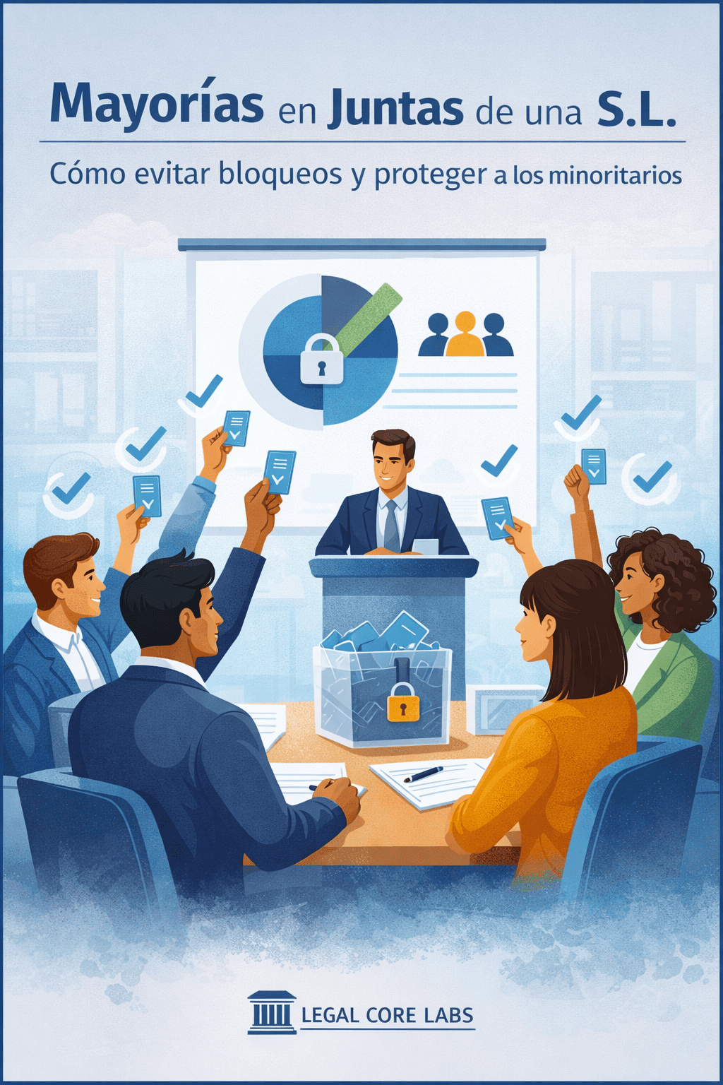 Mayorías en la Junta de una SL: ordinarias, reforzadas y derechos del minoritario (con casos prácticos)
