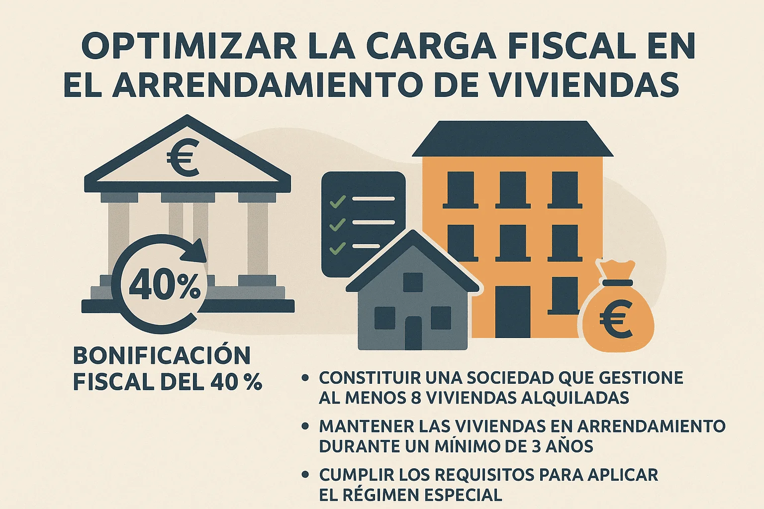 Cómo optimizar la carga fiscal si gestionas una cartera significativa de viviendas