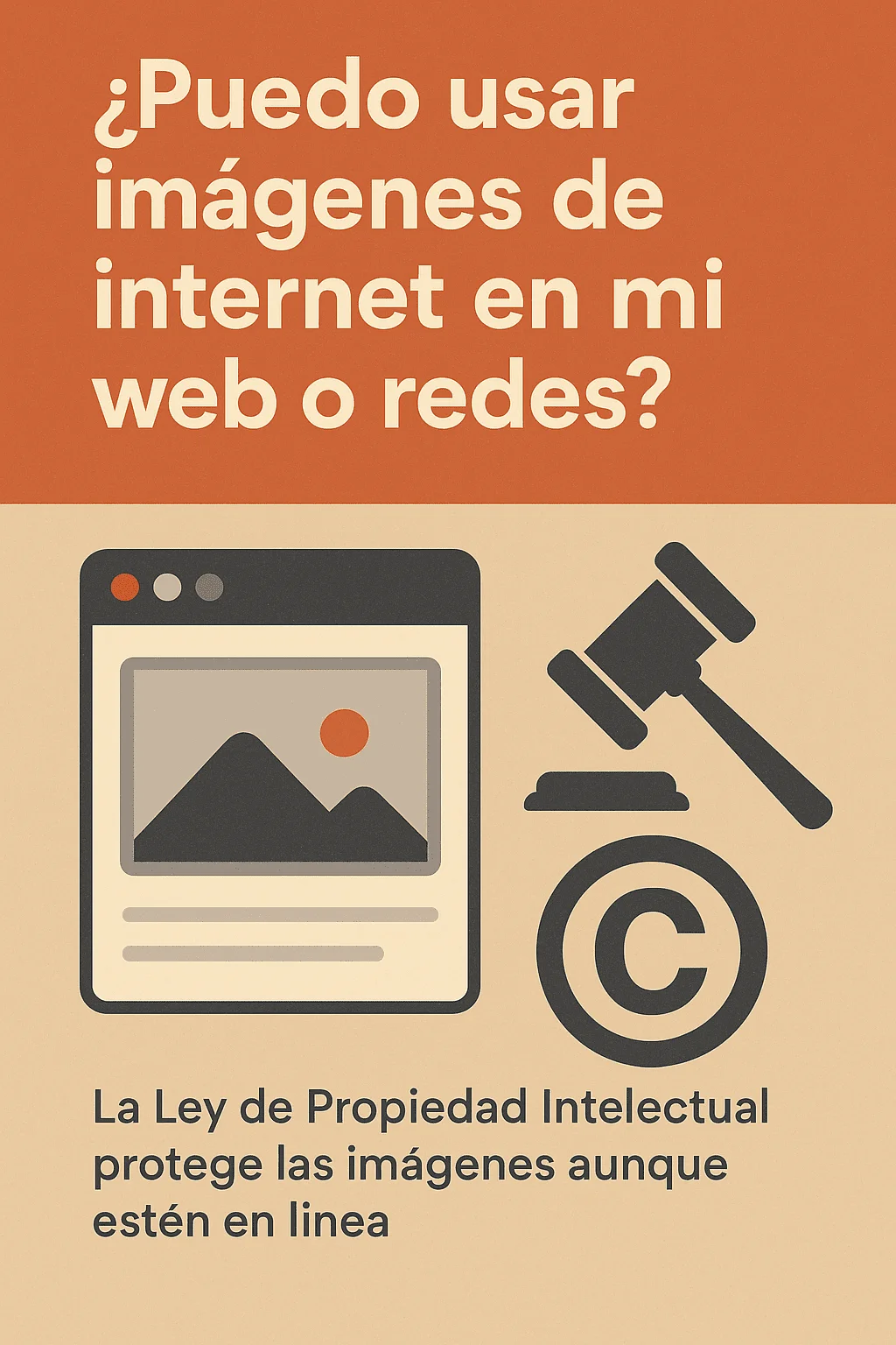 ¿Puedo usar imágenes o contenido de internet en mi web o redes?